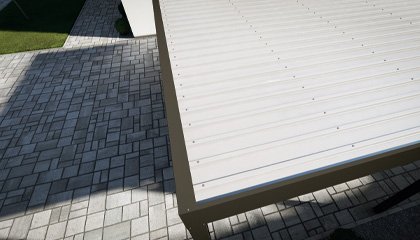 Trapezblecheindeckung KD Cube