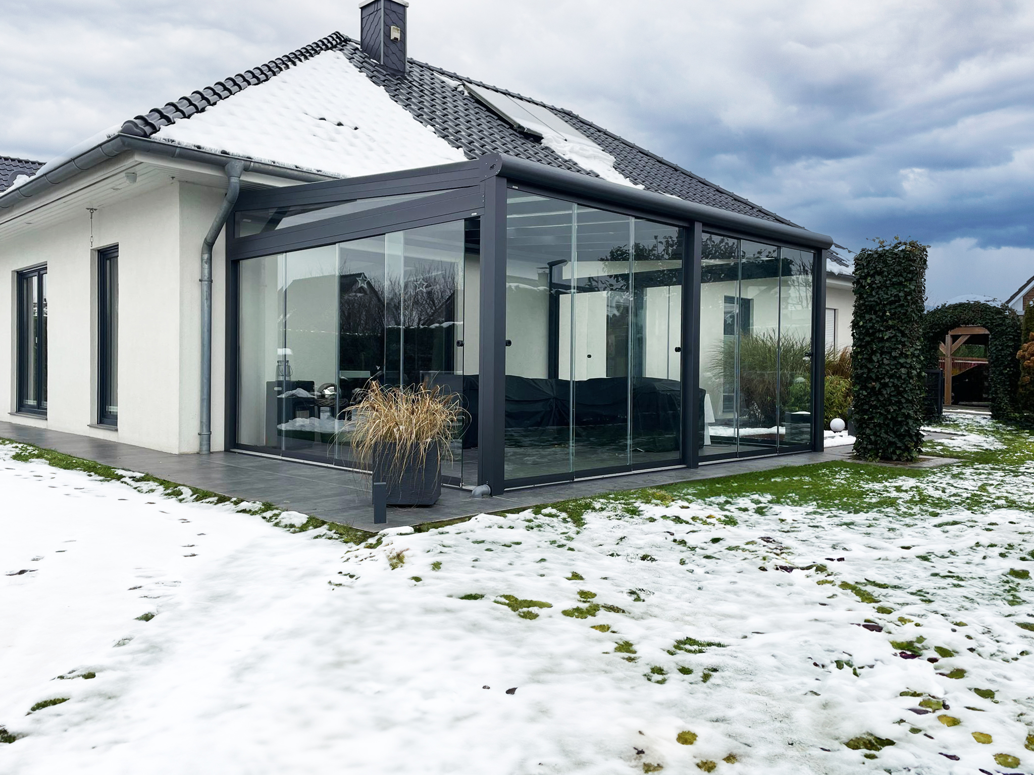 Kaltwintergarten im Winter als Lager oder Rückzugsort nutzen