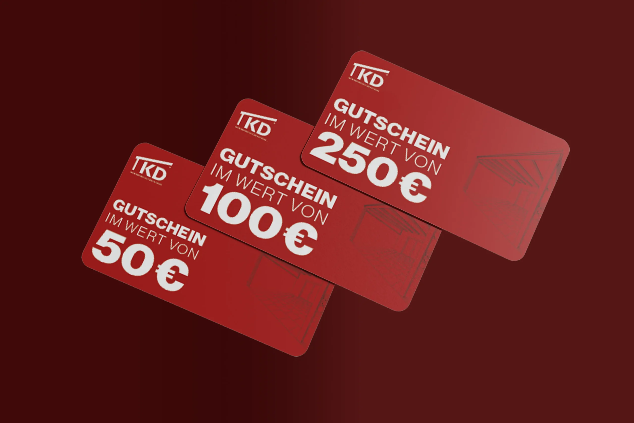 KD Gutscheine im Wert von 50, 100 und 250 Euro