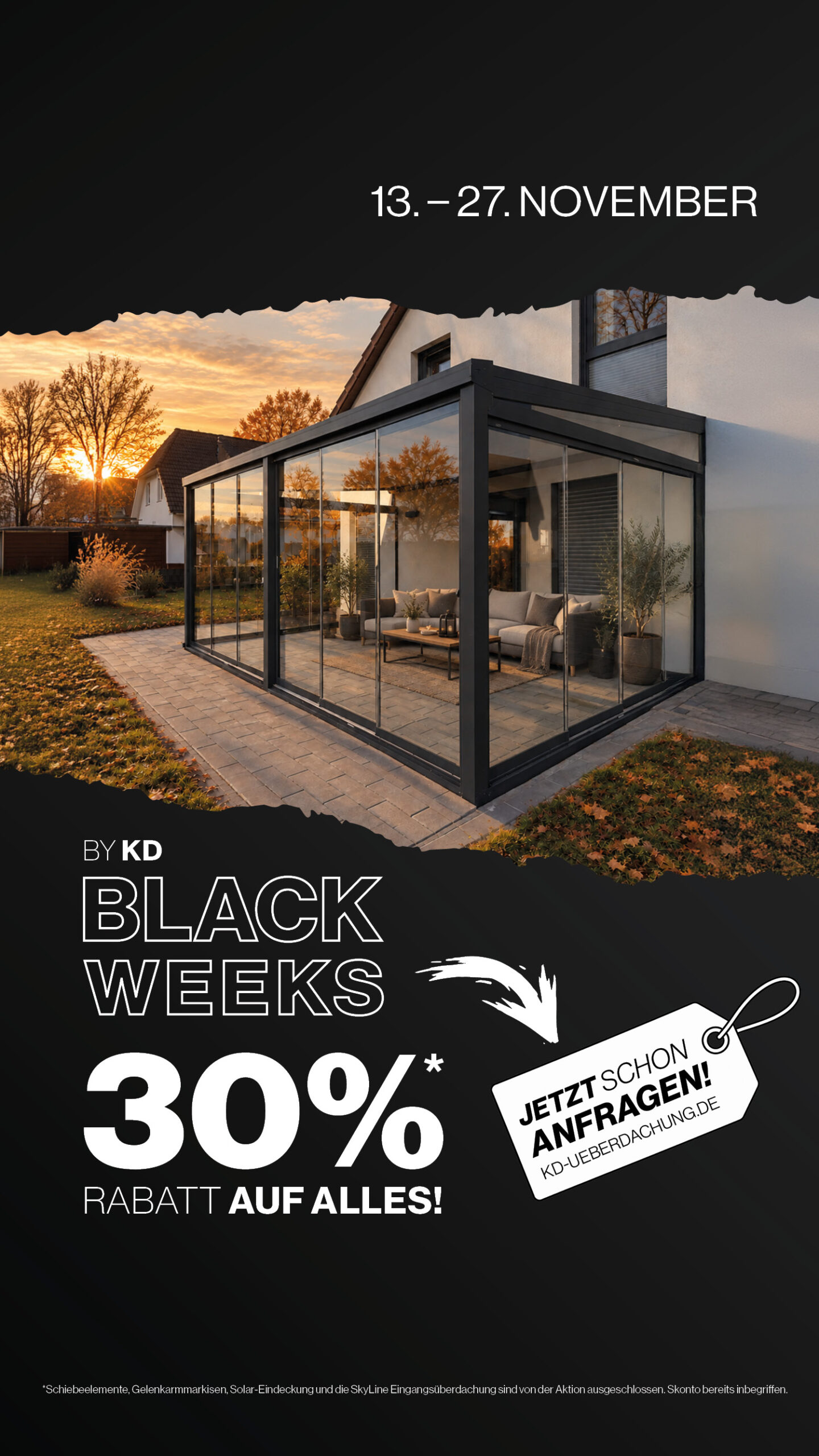 KD Black Weeks 2026 mit 30 Prozent Rabatt vom 13. bis 27. November 2026